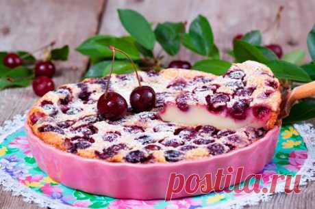 Шикарный ПИРОГ с ВИШНЕЙ к чаю! Готовлю и зимой, и летом! Вкусно и красиво!
