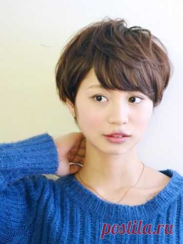 絶壁解消！小顔になれるショートボブ：ショート
