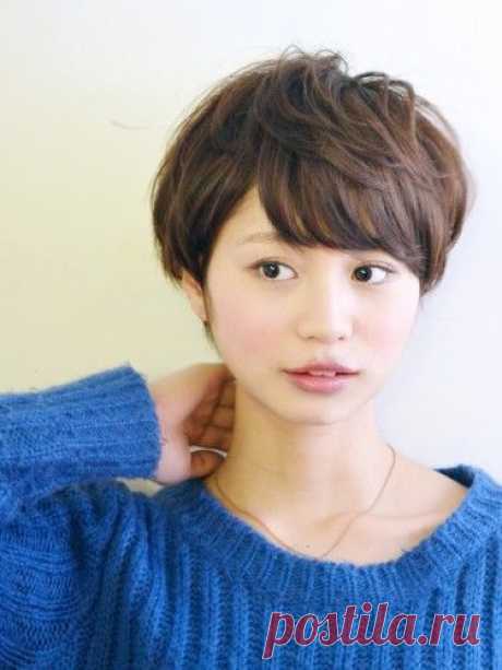 絶壁解消！小顔になれるショートボブ：ショート