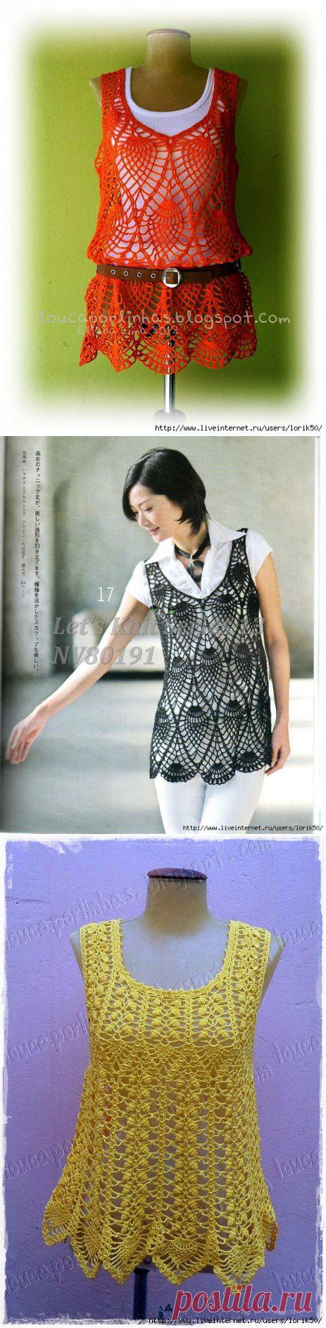 По японским схемам - две туники.