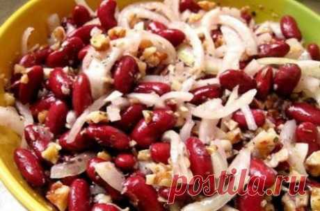 Простые ингредиенты - оригинальный вкус: рецепт салата из фасоли за 5 минут | На скорую руку | Яндекс Дзен