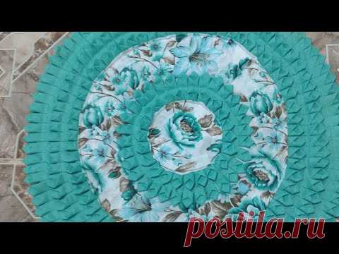 Кругляши из уголков. Коврики