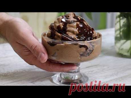🍨 Мороженое БЕЗ сахара за 1 минуту! Без сливок! Десерт за 1 минуту!