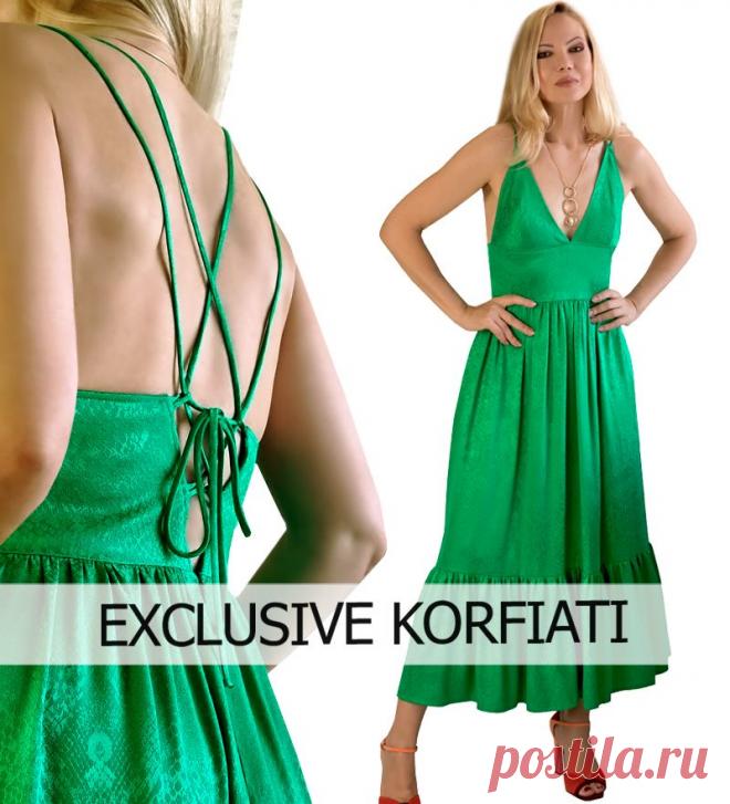 Выкройка сарафана с открытой спиной от Анастасии Корфиати