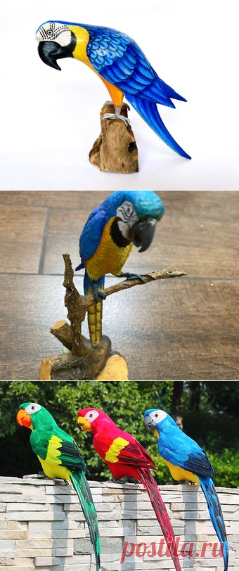 Parrot Figurine | Etsy Turkey