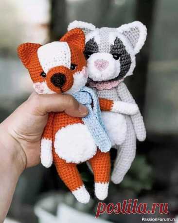 Енотик крючком. МК | Вязаные игрушки. Мастер-классы, схемы, описание. KnitToys by Татьяна Медведева *Источник: https://amimore.ru/enotik-927