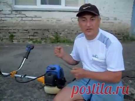 Регулировка карбюратора мотокосы на практике - YouTube