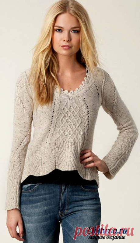 Вязание спицами кофт, балеро, жакетов, жилетов, пуловеров и свитеров » Страница 7