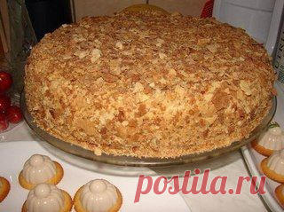 ОРИГИНАЛЬНЫЙ ТОРТ НАПОЛЕОН(за пол часа)