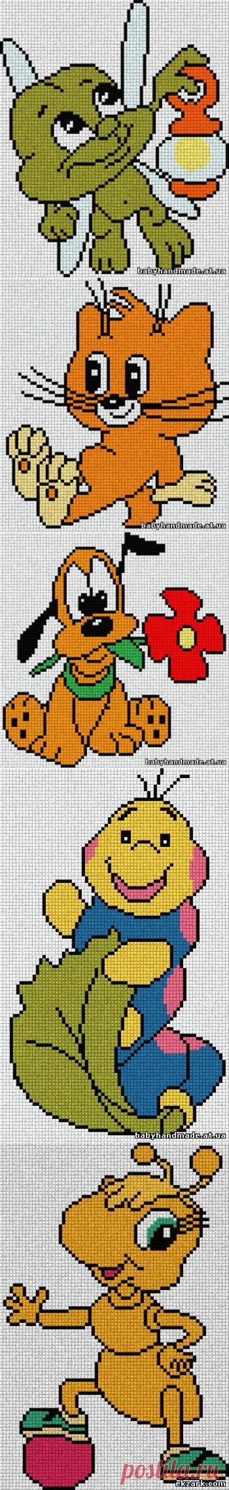 Рисунки для детских кофточек.