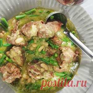 Ягненок с бобами и зеленой фасолью рецепт – средиземноморская кухня: основные блюда