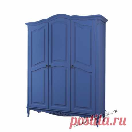 Шкаф распашной синий классический