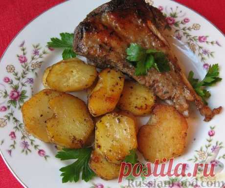 Рецепт: Голень индейки, запеченная в фольге на RussianFood.com
