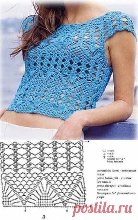 Ажурная кофточка