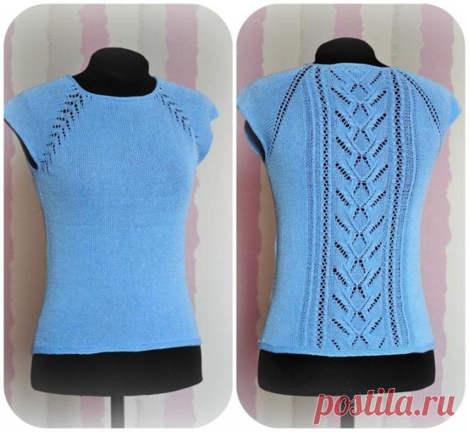 Футболка спицами (Вязание спицами) – Журнал Вдохновение Рукодельницы