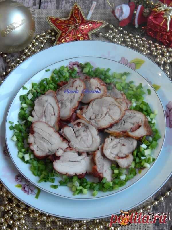 "Копченая" курица фото рецепт приготовления