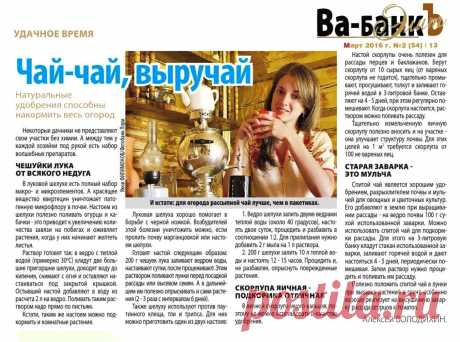 Натуральные удобрения для дачи