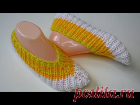 Простые подследники за час на двух спицах