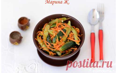 Консервированные огурцы по-корейски | Кулинарные рецепты от «Едим дома!»