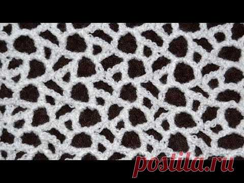 Видео урок узор "Сеточка" - Вязание - Страна Мам