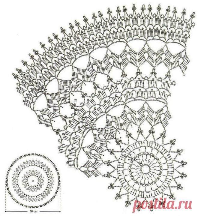 скатерти крючком большие размеры красивые схемы: 6 тыс изображений найдено в Яндекс.Картинках