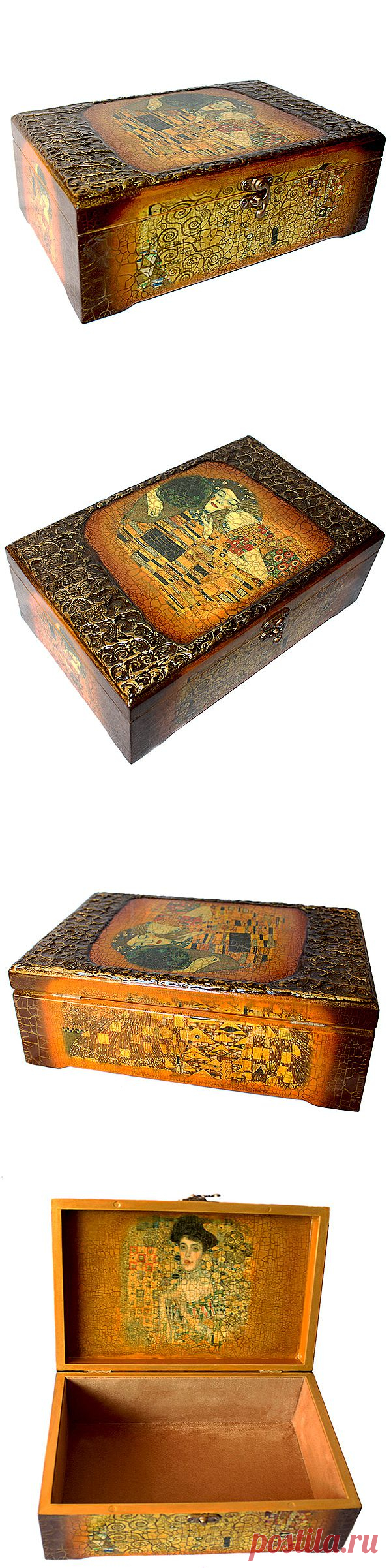 Шкатулка "Поцелуй" - магазин Лавка Рукодельников