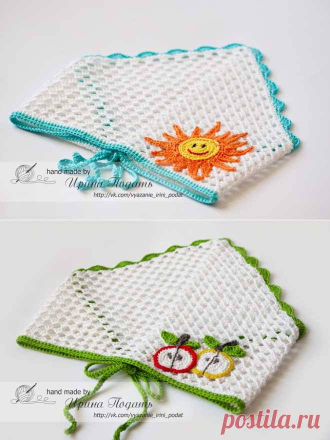 Косыночка от Ирины Подать (вязание крючком).