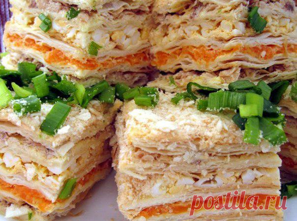 Рецепт: Закусочный торт 
