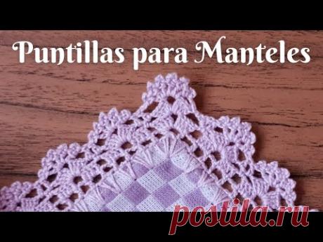 Para Principiantes Puntillas para Manteles # 113