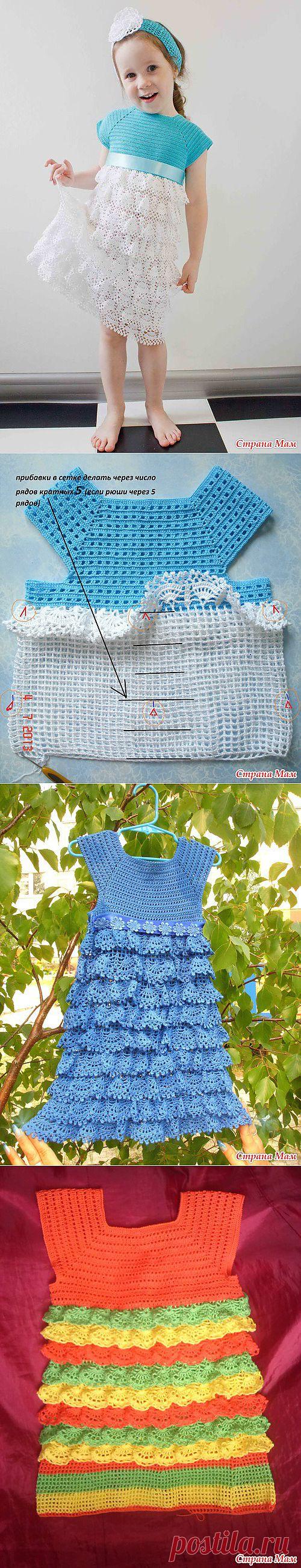 Мастер-класс платье с воланами.