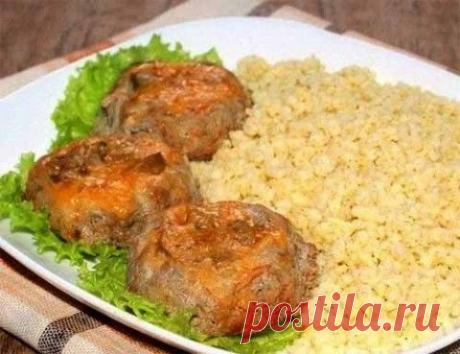 Мясные гнездышки с грибами