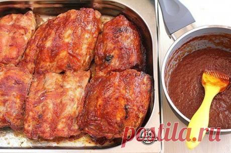 ЗАПЕЧЁННЫЕ СВИНЫЕ РЕБРЫШКИ