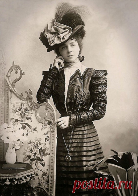 Красивые девушки мира на открытках 1900-х годов