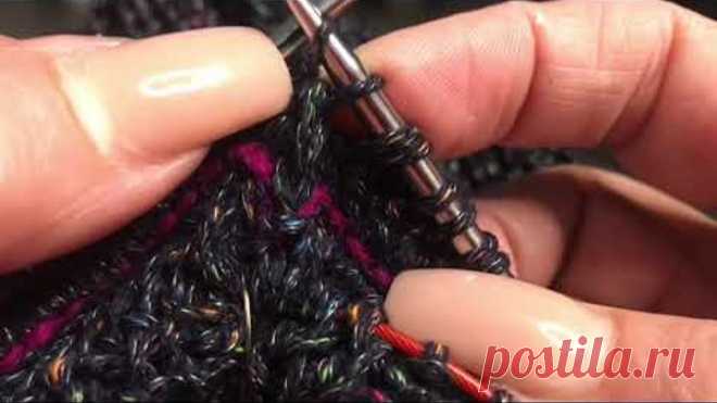 V-образная горловина.Ложная кетлевка (поэтапно и очень подробно). Pullover МЕЧТУН.Модно.Стильно.