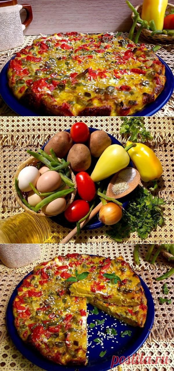 Картофельная тортилья с овощами | CityWomanCafe.com