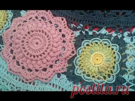 DIY CROCHET MOTIVO MANDALA  (SAIA LONGA)