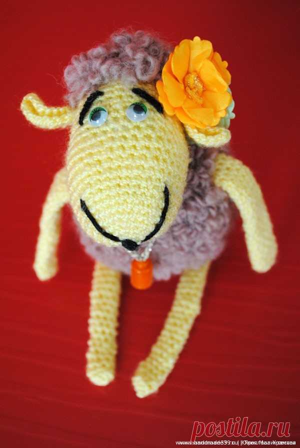 Вязанная крючком Овечка Бяша – HandMade39.ru