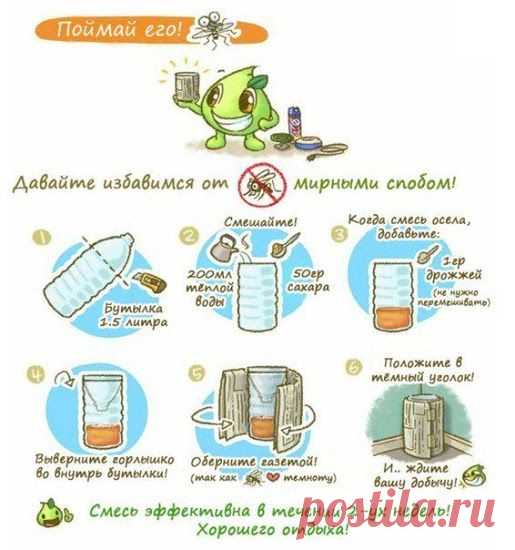 От комаров..