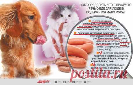 Сколько мяса в колбасе.