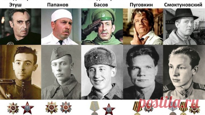 ЗНАМЕНИТЫЕ СОВЕТСКИЕ АКТЕРЫ-ФРОНТОВИКИ
