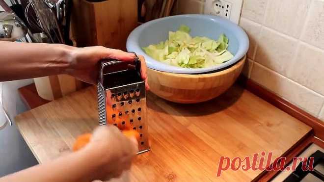 1 капуста и 1 морковь! Так вкусно