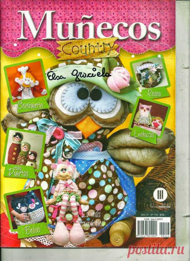 Revistas de manualidades gratis: como hacer un buho en fieltro