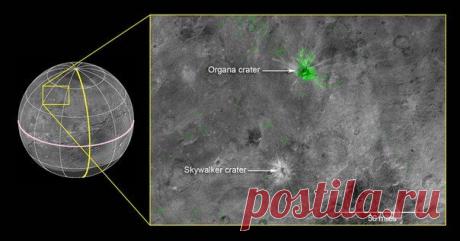 Молодой кратер Харона / Интересный космос