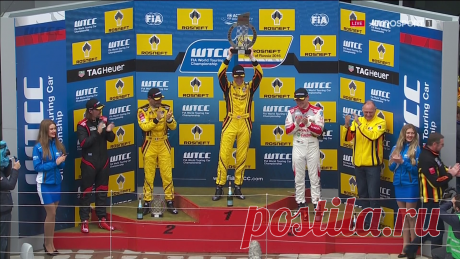 Первая победа Ники Катсбурга в WTCC - основная гонка на Moscow Raceway.