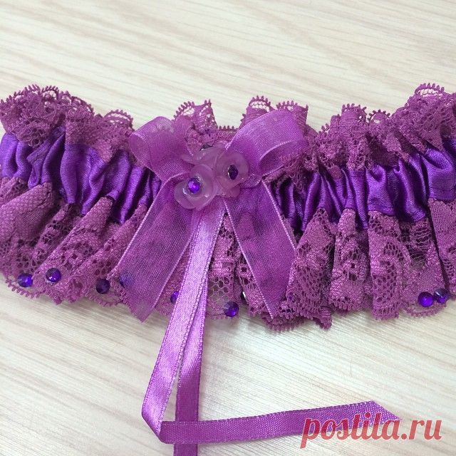 Кружевная подвязка, ручная работа (дизайнер Т.Ломакина)🌸🌸🌸🌸🌸цена 500 р.