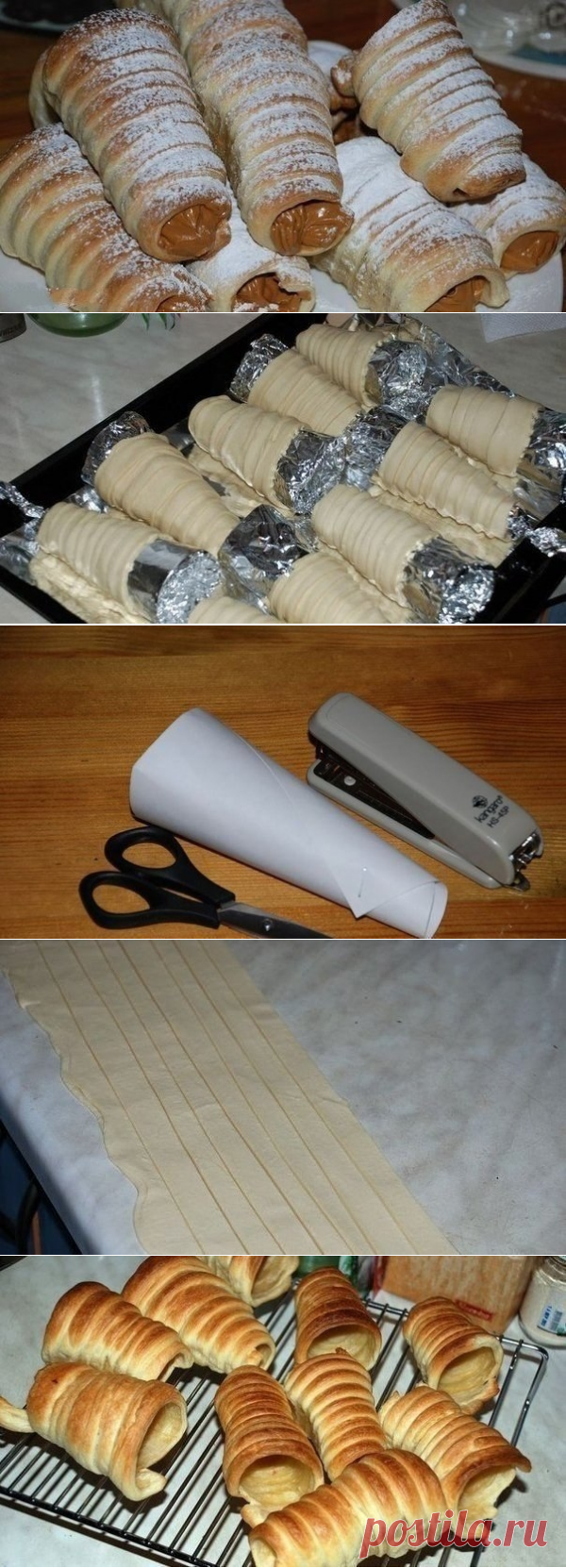 Как приготовить как сделать трубочки со сгущенкой - рецепт, ингридиенты и фотографии