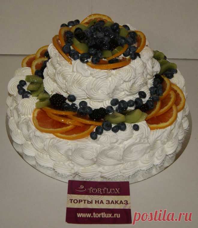 Свадебный торт без мастики.Вес 5 кг.