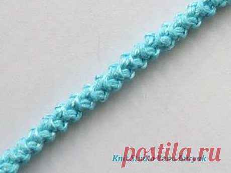 Шнур &quot;гусеничка&quot;, подробный МК - Ярмарка Мастеров - ручная работа, handmade