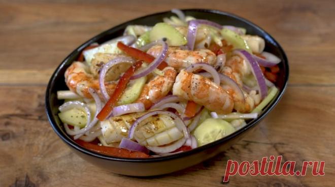 Insalata di gamberoni e seppie Ricetta Insalata di gamberoni e seppie: L'insalata di gamberoni e seppie è una ricetta  perfetta per chi vuole sorprendere i propri ospiti con un piatto di mare dal gusto speciale, provate!