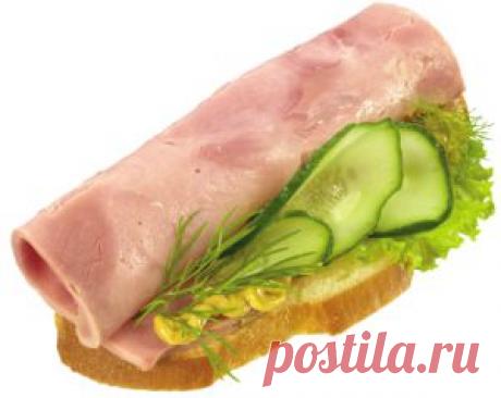 Бутерброды с огурцами и ветчиной | vkusnyymir